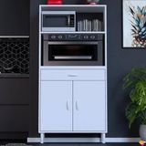 Modilayn Vio Fırın Dolabı (75X163,4X32.5 Cm) Çekmeceli Kapaklı Mini/Midi Mikrodalga Mutfak Dolabı