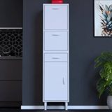 Modilayn Vio Mutfak Dolabı 1 Kapak, 1 Raf, 1 Çekmece Alt, 2 Kapak Üst Modül (45 Cm Genişlik) Beyaz