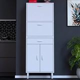 Modilayn Vio Mutfak Dolabı 2 Kapak, 1 Raf, 1 Çekmece Alt, 2 Kapak Üst Modül (65 Cm Genişlik) Beyaz