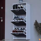 Modilayn West Asma Antre 52X116x26 Cm’ Lik 3 Düşer Kapak 6 Göz Bölmeli Ayakkabılık