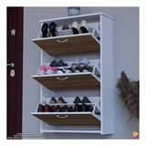 Modilayn West Asma Antre 72X 116X 26 Cm’ Lik 3 Düşer Kapak 6 Göz Bölmeli Ayakkabılık