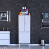 Modilayn Yeni İnci 55 X 160 Cm Kapaklı Ve Çamaşır Hazneli Banyo & Mutfak Dolabı