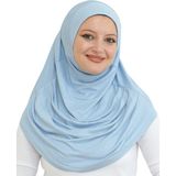 Modish Group Hazır Giyim Türban Yumuşak Başörtü Şal - Standart - Bebe Mavisi