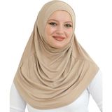 Modish Group Hazır Giyim Türban Yumuşak Başörtü Şal - Standart - Koyu Vizon
