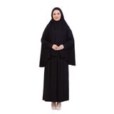 Modish Group İki Parça Namaz Elbisesi – Uzun Pamuklu Tesettür Giyim Abaya & Başörtüsü Set