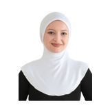 Modish Group Kadın Boyunluklu Hijab Tesettür Pratik Spor Bone - Beyaz