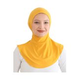 Modish Group Kadın Boyunluklu Hijab Tesettür Pratik Spor Bone - Sarı
