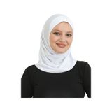 Modish Group Spor Başörtüsü Kadın Hazır Giyim Türban Viskon Eşarp Şal - Beyaz Beyaz