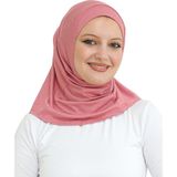 Modish Group Spor Şal Kadın Hazır Giyim Türban Viskon Eşarp Başörtüsü - Standart - Gül Kurusu