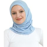 Modish Group Spor Şal Kadın Hazır Giyim Türban Viskon Eşarp Başörtüsü - Standart - Mavi