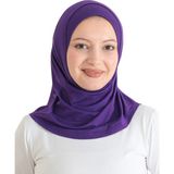 Modish Group Spor Şal Kadın Hazır Giyim Türban Viskon Eşarp Başörtüsü - Standart - Mor