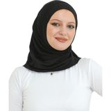 Modish Group Spor Şal Kadın Hazır Giyim Türban Viskon Eşarp Başörtüsü - Standart - Siyah
