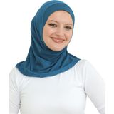 Modish Group Spor Şal Kadın Hazır Giyim Türban Viskon Eşarp Başörtüsü - Standart - Turkuaz