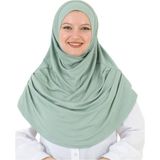 Modish Group Uzun Hazır Giyim Turban Yumuşak Eşarp Islami Giyim - Standart - Açık Yeşil