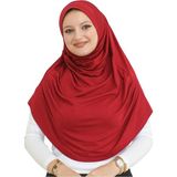 Modish Group Uzun Hazır Giyim Turban Yumuşak Eşarp Islami Giyim - Standart - Bordo