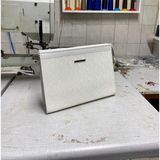 Modiva Mix Kadın Clutch Monogram Desenli Çanta - Beyaz