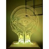 Modiwa ALL SEEING EYE Gece Lambası 3D 16 Renk