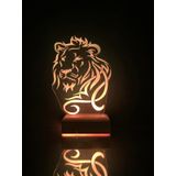 Modiwa ASLAN 3D 16 Renk Dekoratif Lamba