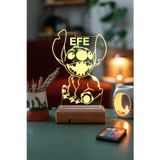 Modiwa Design 3D Stitch Masaüstü 16 Renkli Kumandalı Led Lamba