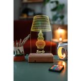 Modiwa Design Dekoratif 3D Vazo 16 Renk Led Masa Lambası