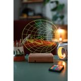 Modiwa Design Hediye 3D Uçak Ve Uzay 16 Renkli Dekoratif Led Lamba