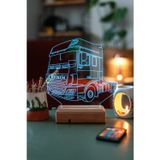 Modiwa Design Kişiye Özel Tır 3D Led Lamba