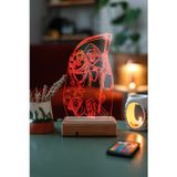 Modiwa Design Oraklı Iskelet Hediyelik 3D Dekoratif Led Lamba