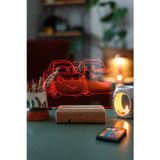 Modiwa Design Sally Carrera Şimşek McQueen 16 Renk Kumandalı Gece Lambası