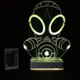 Modiwa Gas Mask 16 Renk Dekoratif Lamba