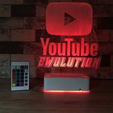Modiwa Kişiye Özel Youtube Masaüstü 3D Dekoratif Led Lamba