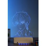 Modiwa Kyo Sohma- Fruits Basket 16 Renk Anime Gece Lambası