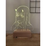 Modiwa Zero Two Anime Darling In The Franxx 16 Renk Anime Gece Lambası