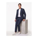 MODMEN İtalyan Kesim Slimfit Erkek Takım Elbise Çizgili