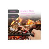 Modo Di Bellezza Pratik Makas Çelik Tipi Salata Barbekü Mangal ve Servis Maşası