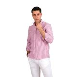 Modtime Slimfit Gofre Kumaş Pamuklu Yazlık Erkek Gömlek - XXL - Bordo