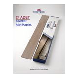 MODUCOO Antik Ladin Kendinden Yapışkanlı PVC Yer Döşeme Parkesi | Su Geçirmez Zemin Kaplama | 6,68 m²