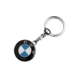 Modül Bmw Logolu Metal Otomobil Anahtarlığı - Tek Taraf Logolu