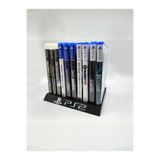 ModuLab 3D Ps2 10 Bölmeli Oyun CD Tutucu – Siyah Renk Stand | Oyun Disk Düzenleyici Playstation Organizer