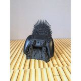 ModuLab 3D Ps5 Konsol Standı Demir Taht Tasarım – Game Of Thrones Temalı Dekoratif Controller Tutucu - Siyah