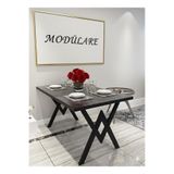 modülare Yemek Masası Cafe Masası Balkon Masası Mutfak Masası Sabit Masa Metal Ayak 80x120