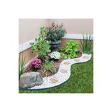 MODULBOX ESNEK PVC ÇİM AYIRICI, BAHÇE PEYZAJ DÜZENLEYİCİ, ( 25 METRE YEŞİL ) ÇİM SINIRLAYICI ESNEK PLASTİK ,TAŞ, TOPRAK AYRAÇ BARİYER PEYZAJ BORDÜRÜ