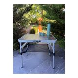 MODULBOX , KATLANABİLİR, AYARLANABİLİR, ALÜMİNYUM, 45X60 CM, KAMP MASASI, PİKNİK MASASI,AHŞAP RENK