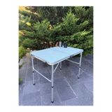 MODULBOX , KATLANABİLİR AYARLANABİLİR KAMP MASASI, ALÜMİNYUM, 60X90 ÖLÇÜ, PİKNİK MASASI, AÇIK YEŞİL
