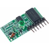 Modülelektronik-Pt2272 4 Kanal Rf Alıcı Modül - 4 Km Ve 1 Km Verici Modül Uyumlu