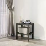 Modüler 2 Katlı Çok Amaçlı Plastik Raf - 38X50x29 Cm Banyo, Mutfak Ve Tezgah Üstü Organizeri - Aletsiz Kolay Kurulum (Siyah)