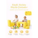 Modüler Çocuk Çalışma, Oyun Ve Etkinlik Masa Sandalye Takımı