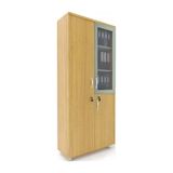 Modüler Dünyası Dosya Ve Soyunma Dolabı - Cam Kapaklı Ve Kilitli (326995660) Teak