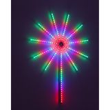 Modüler Rgb LED Duvar Işığı Efektli Uzaktan Kumandalı - TK002M-6W3880 - Çok Renkli
