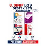 Modus Yayınları 2027 LGS 8. Sınıf Destek Seti 4 Kitap Türkçe Matematik Fen Örnek Sorular A4 Renkli Spiralli