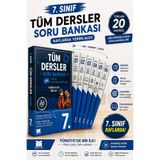 Modus Yayınları 7. Sınıf Tüm Dersler Aylık Konu Tarama Denemeleri 20 Fasikül Soru Bankası Seti
